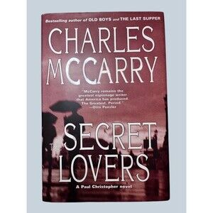 The Secret Lovers Charles McCarry Hardcover Spy Thriller Espionage Novel